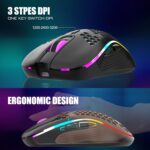 RedThunder 60% Wi-fi Gaming Keyboard & Mouse Combo with Rechargeabl... - Image 4