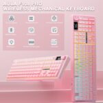 AULA F108 PRO - Wi-fi Mechanical Keyboard with Display screen & Knob,Full S... - Image 3