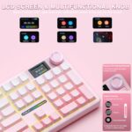 AULA F108 PRO - Wi-fi Mechanical Keyboard with Display screen & Knob,Full S... - Image 4