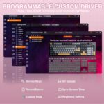 AULA F108 PRO - Wi-fi Mechanical Keyboard with Display screen & Knob,Full S... - Image 9