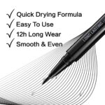 CARSLAN Liquid Eyeliner, Black Eyeliner Liquid Liner, 12H Longlasting ... - Image 4