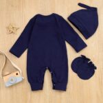 GRNSHTS New child Child Boy Romper Coming Residence Outfits Letter Print Bodys... - Image 4