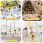 Glass Bud Vases Set of 12,Small Flower Vases for Centerpieces with Rop... - Image 8