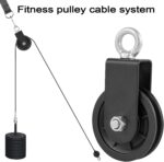 3.54 in Cable Pulley 360 Rotation Traction Wheel with Carabiner and St... - Image 5