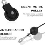 3.54 in Cable Pulley 360 Rotation Traction Wheel with Carabiner and St... - Image 7