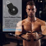 3.54 in Cable Pulley 360 Rotation Traction Wheel with Carabiner and St... - Image 8