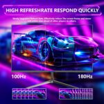24 Inch Curved Gaming Monitor 180hz Full HD 1080P Frameless AMD FreeSy... - Image 5