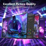 24 Inch Curved Gaming Monitor 180hz Full HD 1080P Frameless AMD FreeSy... - Image 8