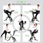 BARWING Stationary Train Bike for House Exercise, 5 IN 1 Foldable Ind... - Image 5