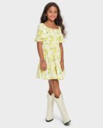 The Kids's Place women Floral Smocked Babydoll Gown - Image 4