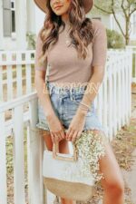 LIYOHON Womens Tops Dressy Informal Mock Turtleneck Enterprise Quick Sleev... - Image 5