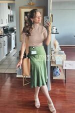 LIYOHON Womens Tops Dressy Informal Mock Turtleneck Enterprise Quick Sleev... - Image 6