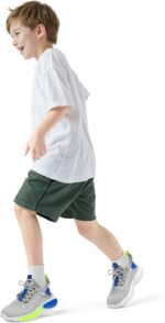 RUNSIDE Boys Women Sneakers, Lace up Children Tennis Footwear for Strolling/Run... - Image 8