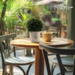 3 Pack Synthetic Vegetation in Cement Planter (11.42/10.83/9.21 Inch) - F... - Image 5