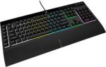 Corsair K55 RGB PRO Membrane Wired Gaming Keyboard – IP42 Mud and Spi... - Image 8