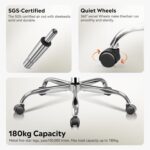 DEVAISE Workplace Chair Excessive Again Mesh Ergonomic Desk Chair with Flip-up ... - Image 7