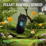 ATTACK SHARK X8 SE Wi-fi Gaming Mouse,55g Extremely-Light-weight Wired/B... - Image 6