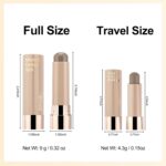 Erinde Cool Toned Contour Stick for Honest Pores and skin, Massive Capability Gray Bro... - Image 3