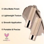 Erinde Cool Toned Contour Stick for Honest Pores and skin, Massive Capability Gray Bro... - Image 5