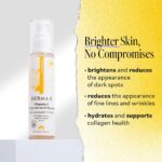 DERMA E Vitamin C Concentrated Serum, 2 Oz, with Hyaluronic Acid, Vita... - Image 3