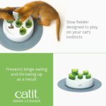 Catit Senses 2.0 Digger Interactive Sluggish Feeder - Flip Mealtime into P... - Image 3