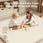 Child Play Mat for Flooring,50 x 50 Playpen Mat,Non-Slip Leather-based&Thick Foa... - Image 7
