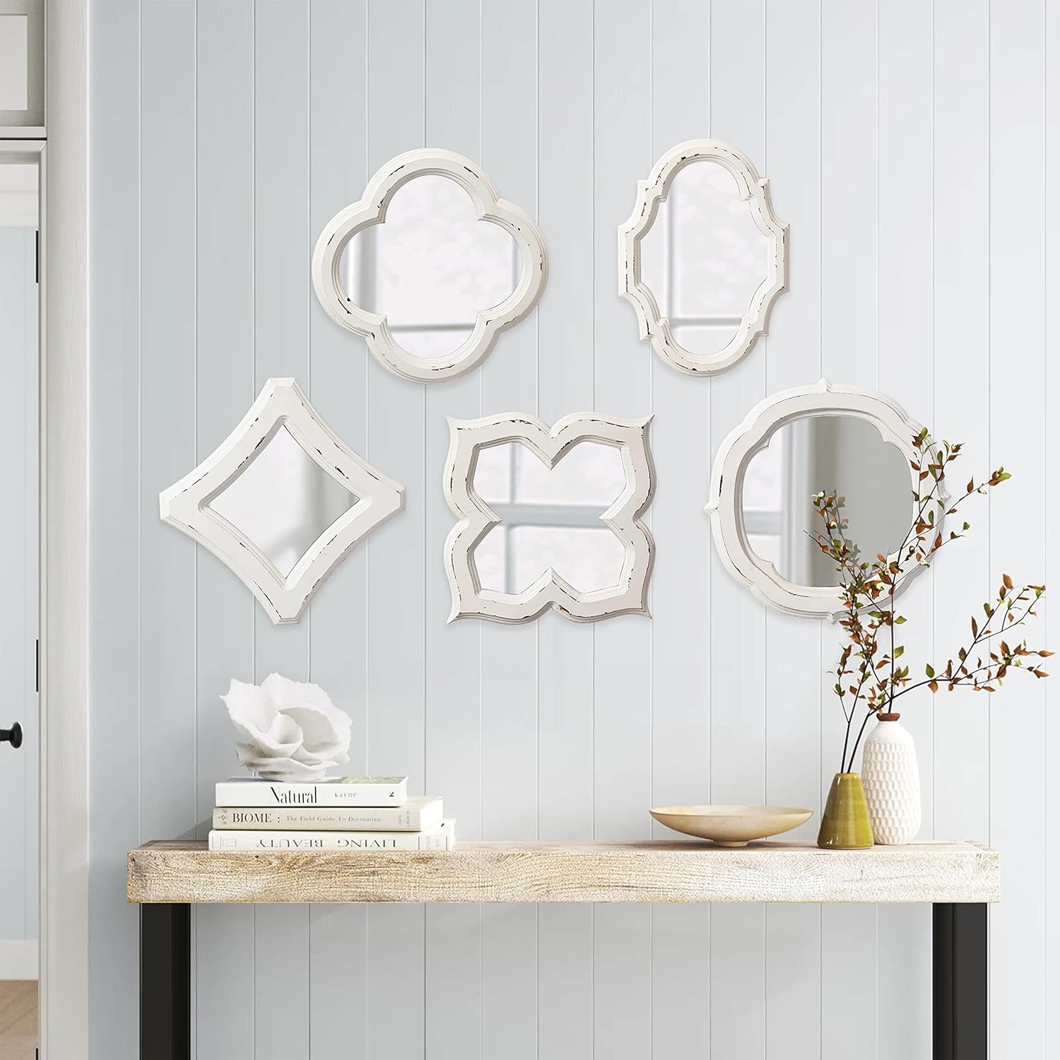 Small Classic Oval Mirrors for Wall Decor 11 inch, Hanging Farmhouse W... - Image 7