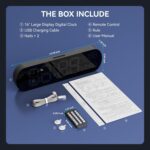 Digital Wall Clock Massive Show, 13.7 inch Massive Digital Wall Clock w... - Image 7