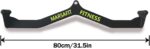 Dwelling Fitness center Health Rowing T-bar V-bar Pulley Cable Machine Attachment, B... - Image 3
