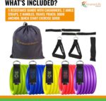 SmarterLife Resistance Bands with Handles, Bodily Remedy Strap, Exe... - Image 4