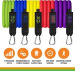 SmarterLife Resistance Bands with Handles, Bodily Remedy Strap, Exe... - Image 5