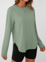 AUTOMET Lengthy Sleeve Exercise Tops for Girls Athletic UPF 50+ Solar Rash G... - Image 5