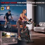 Train Bike, WENOKER Magnetic Resistance Stationary Bike for Dwelling, A... - Image 3