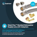 Eastman Dishwasher Set up Package, 12 Foot Hose with Adapters, 3/8 I... - Image 3