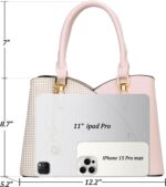 KKXIU Triple Compartments Purses and Purses for Ladies Trend Women... - Image 5