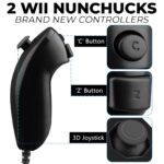 Nintendo Wii Console Bundle Black- With Wii Console Black, 2 Remotes &... - Image 4