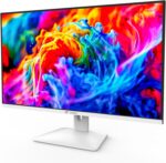 CRUA 32Inch White Monitor, QHD (2560X1440P), 75Hz Pc Monitor, IP... - Image 3