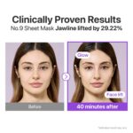 numbuzin No.9 Sheet Masks | NAD+ BIO Lifting-sil Full Face Masks | Impro... - Image 4