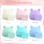 Cinaci 6 Units Ear Turban Hats and No Scratch Mittens Caps Bonnets Glov... - Image 5