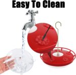 FEED GARDEN 2 Pack 16 OZ Hummingbird Feeders for Outside 5 Feeder Port... - Image 5
