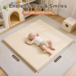 Foam Child Play Mat: PU Leather-based Waterproof Youngsters Playmat - Trifold Flooring... - Image 6