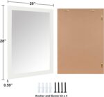 Ruomeng Rectangular Wall Mirror 20" x 28" for Toilet, Bed room, Entry... - Image 7