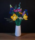 Easy Vase for Flowers Vegetation, Matte Vases for Fashionable Desk Shelf Hom... - Image 6