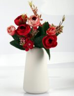 Easy Vase for Flowers Vegetation, Matte Vases for Fashionable Desk Shelf Hom... - Image 7