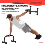 Push Up Bar, Parallettes Bars For L-sit & Dip, Heavy-Obligation No Wobbling ... - Image 3