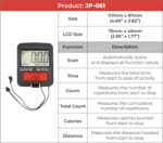 Rowing Machine Half Counter Monitor LCD Show Substitute for Steppe... - Image 3