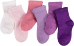 Luna Seamless-Toe Viscose from Bamboo Crew Socks - Delicate Eco-Pleasant 6... - Image 3