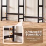 Over The Washer and Dryer Storage Shelf Bamboo,5 Tiers Laundry Room Dr... - Image 6