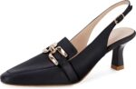 Fashare Womens Kitten Heels Slingback Closed Pointed Toe Costume Sneakers M... - Image 2