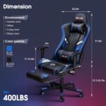 7-Level Therapeutic massage Chair, 175° Gaming Recliner with Footrest Ergonomic Co... - Image 4